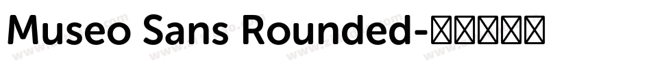 Museo Sans Rounded字体转换